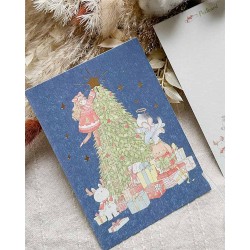 Tarjeta Postal Christmas with Friends | Sho Little Happiness