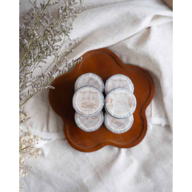 Bucle PET tape [Brillo] Simple Life [Pre-cortado] | Sho Little Happiness