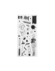Sello Acrílico 11x21 cm Artista My Journal | Mrs Maple