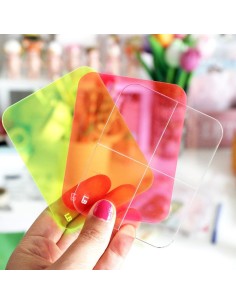Metacrilato con guias 9×7 cm Grosor 5 mm | Lora Bailora
