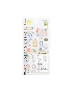 Washi Tape Sticker 2640 Two Sheets Stationery | Midori