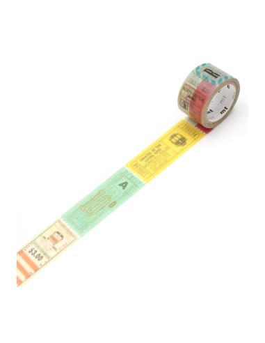 Masking tape Ticket (dot punch) | mt