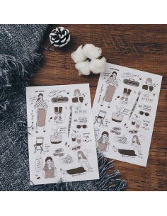Print-on Stickers My Color Coffee Cream | Bon Bon Stickers