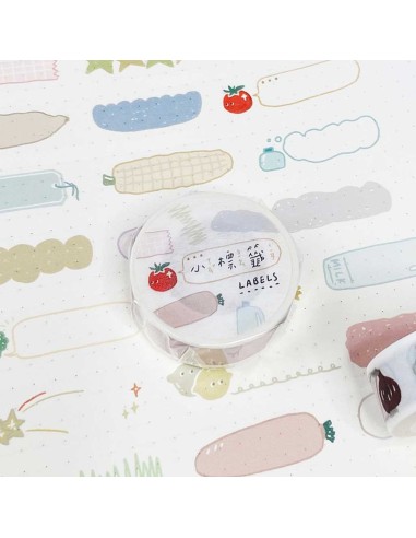 Washi tape Small Label | Bon Bon Stickers