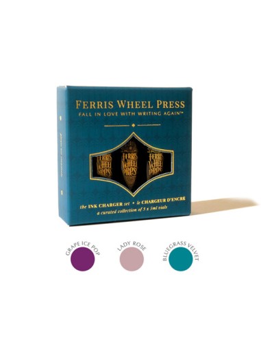 Ink Charger Set | The Lady Rose Trio Collection | Ferris Wheel Press