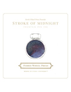 Tinta Stroke of Midnight  85ml (brillo plateado) | Ferris Wheel Press
