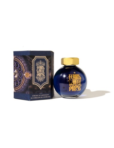 Tinta Stroke of Midnight  85ml (brillo plateado) | Ferris Wheel Press