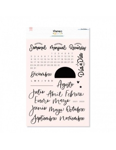 Set de Sellos Calendario Perpetuo | Lora Bailora