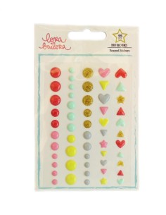 Enamel Shapes Ho Ho Ho | Lora Bailora