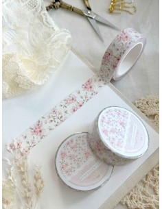 Cream Sakura Floral Washi Tape | Leela Journals