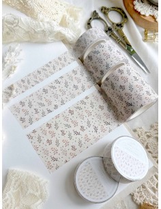 Pale Pink Floral Washi Tape | Leela Journals