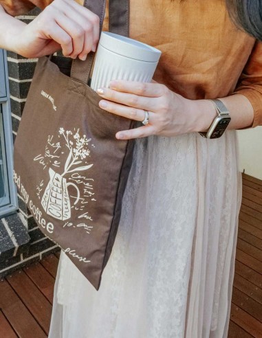 Tote Bag I Need My Coffee | Meow Illustration