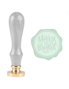 Celebrate Merry and Bright Sealing Wax Stamp | Mintopia