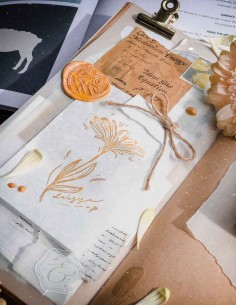 Sello de madera Botanic Daisy | Meow Illustration
