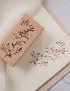 Sello de madera C | Meow Illustration