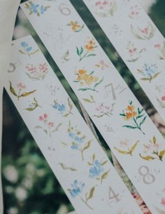 Bucle Washi tape Magic Flower | Meow Illustration