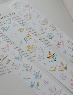 Bucle Washi tape Magic Flower | Meow Illustration