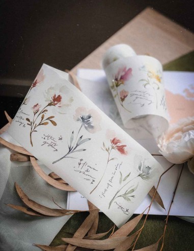 Loop A Blossom 1 Washi tape | Meow Illustration