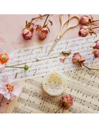 Washi tape Buttercups and Daisies | Meow Illustration