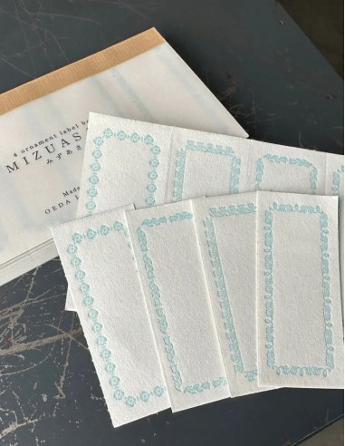 Mizuasagi Ornament Label Book | Oeda Letterpress