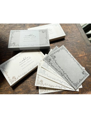 Noble Bronze Memo Card | Oeda Letterpress