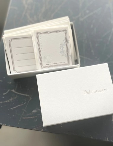 Mellow Silver Assorted Card Box | Oeda Letterpress