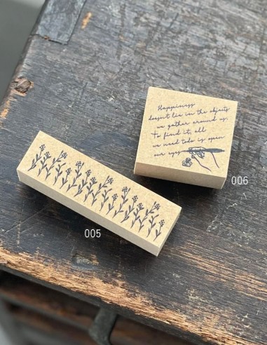 Standard 005 Original Rubber Stamp | Oeda Letterpress