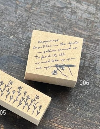 Standard 006 Original Rubber Stamp | Oeda Letterpress