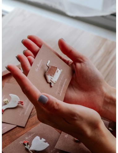 Clip Marcapaginas bordado Little House - Woodland story | Meow Illustration