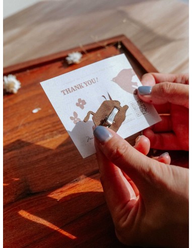 Clip Marcapaginas bordado Little House - Woodland story | Meow Illustration