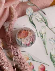 Warm color tulips Masking Tape PET (Brillo) | Loi Design