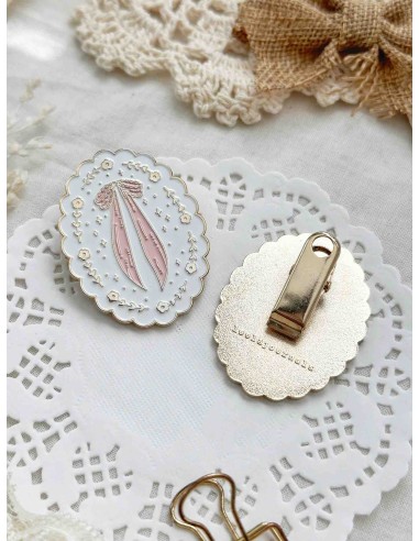Clip Marcapaginas Scalloped Bow | Leela Journals