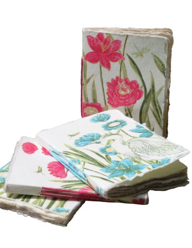 A7 Notebook Flores de Verano (recycled cotton paper) | Epigram