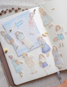 Summer Blues Sticker Pack | Sho Little Happiness