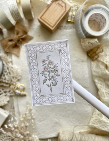 Vintage Wall Decor (Papel Pegatina Washi tape Grande) | Leela Journals