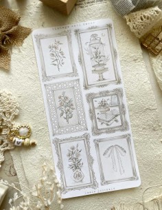 Vintage Wall Decor (Papel Pegatina Mate Grande) | Leela Journals