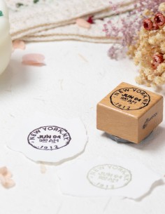 Sello de madera Post Stamp NY | Bunbogu