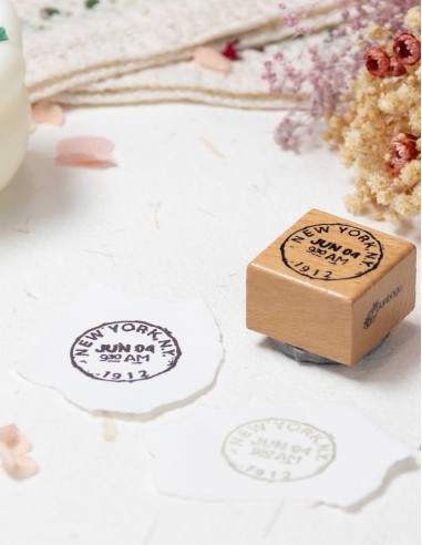 Sello de madera Post Stamp NY | Bunbogu