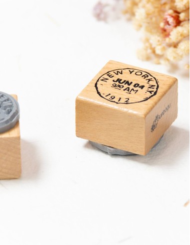 Post Stamp NY Wood Stamp | Bunbogu