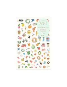 Pegatinas Yuru Log Motif | Midori