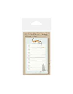 Sticky Notes To Do Cat Green | Midori