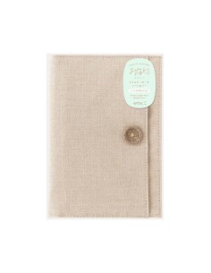 Yuru Log Notebook Cover B6 Cloth Beige | Midori