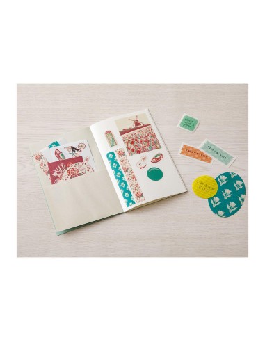 Álbum para Pegatinas con Bolsillo Light Blue | Midori