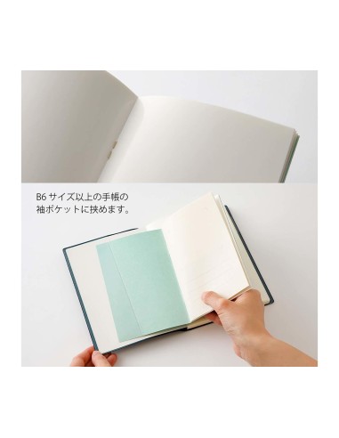 Sticker Book with Pocket Gray | Midori