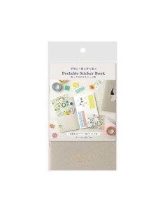 Sticker Book with Pocket Gray | Midori