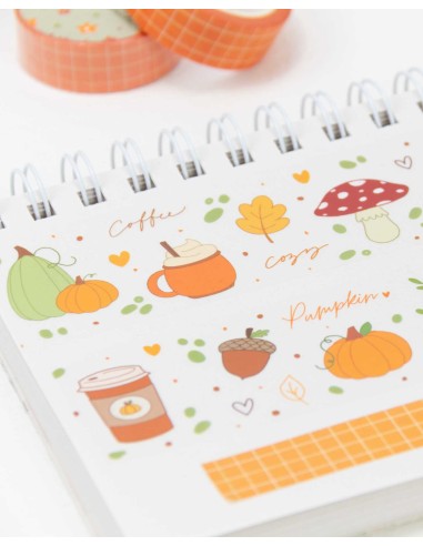 Masking Tape PET (Mate)  Autumn 40 mm | Dalia Journals