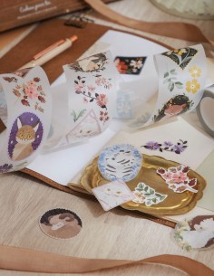 PET tape Flower Pendant (mate) | wwiinngg