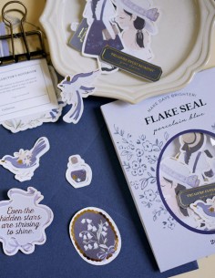 Set de pegatinas Porcelain Blue | wwiinngg