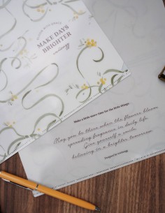 Carpeta portafolios A4 Verdant Green Butterfly Bow | wwiinngg