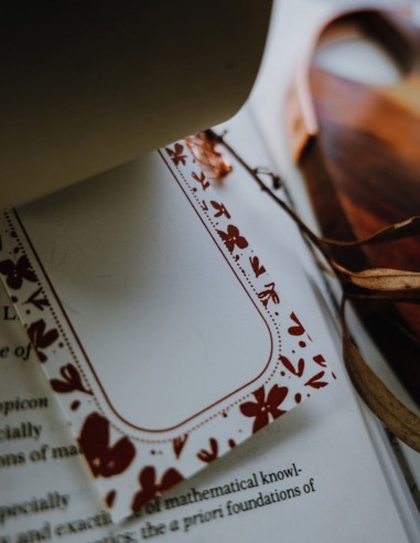 Bloc de notas Letterpress Amber | Meow Illustration